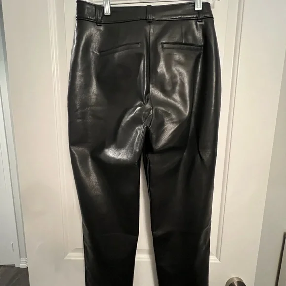 Aritzia Babaton Command vegan leather cropped pants, 6 - Picture 2 of 4